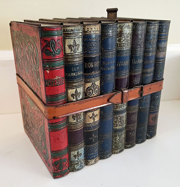 Accessories<br>Archives<br>Huntley & Palmer Biscuit Tin featuring the Waverly Novels by Sir Walter Scott