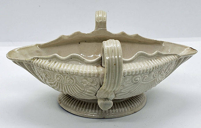 Ceramics<br>18th Century<br>Double Saltglaze Sauceboat