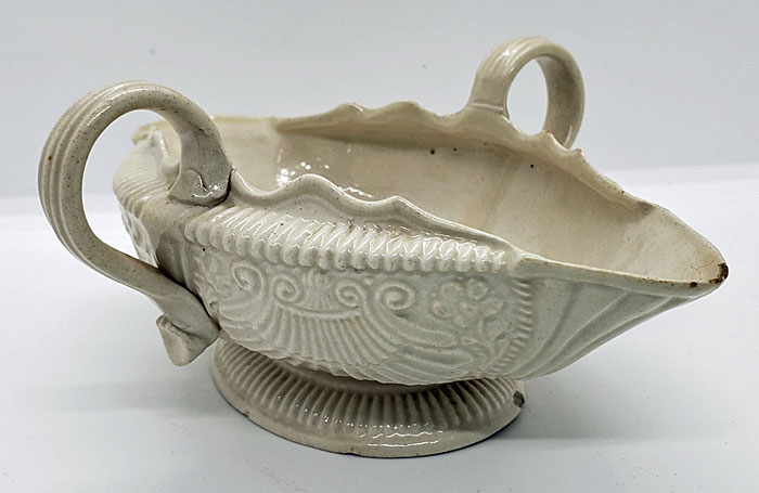 Ceramics<br>18th Century<br>Double Saltglaze Sauceboat